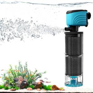 lot 14248 image: Aulofee Internal Aquarium Filter, Upgraded 50��150 Gallon Fish Tank Filter with Fish Guard, 450GPH Submersible Whisper Pump for Turtle Tank & Small Pond, Debris Tray, Check Valve, FreshSaltwater