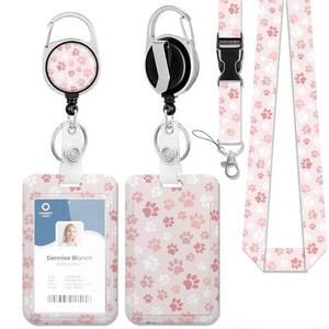 lot 14263 image: Paw Print Pet Bandana with Ring Clip