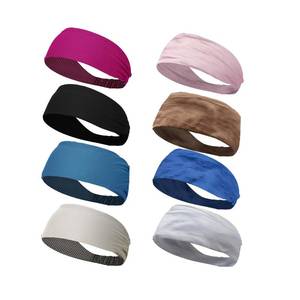 lot 14267 image: HAIOLORPRO 8PCS Workout Headbands for Women Non Slip, Elastic Thick Head Bands, Stretchy Soft Wide Headbands for Women Men for Running, Workouts, Yoga, Daily Use