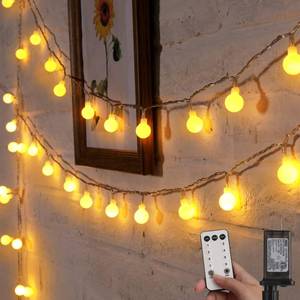 lot 14272 image: White Plastic Beads String lights