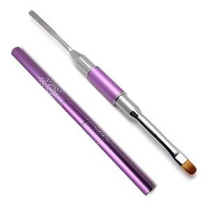 lot 14323 image: PolyGel Brush and Picker Brush tool for UV Poly Gel (Purple)