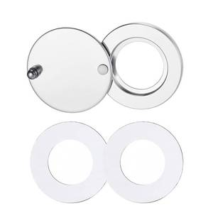 lot 16401 image: Peephole Cover, Peep Hole Covers for Door, Home Security Peephole Protector, Solid Privacy Door Viewer Cover with Double-Sided Self-Adhesive Tape, Inner Diameter 1.65cm(1 Set, Silver)