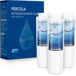 lot 16406 image: PERCOLA KAD4RXD1 Water Filter Replacement, Compatible with KitchenAid KAD4RXD1, KitchenAid KRFC300ESS, KBFS20EVWH, KBFS25EWMS, KFCO22EVBL, KFCP22EXMP, KFCS22EVMS, KFIS20XVMS, KFXS25RYMS (3 Pack)