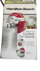 lot 16441 image: Hamilton Beach Walk n Cut Cordless Can Opener