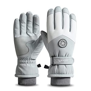 lot 16451 image: JJZS Winter Ski Snow Gloves for Men, Women, Youth  Touchscreen & Waterproof & Windproof Cold Weather Hand Warming Gloves for Skiing, Snowboarding, Cycling, Running, Winter Work