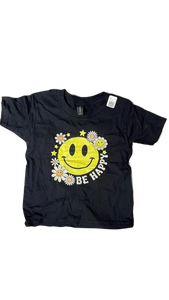 lot 16471 image: Be Happy Smiley Face Daisy T-Shirt XS