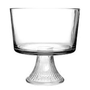 lot 1364 image: Glass decorative bowl for candies fruit etc
