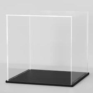 lot 1378 image: Acrylic display case build it yourself plastic