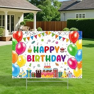 lot 2101 image: Party yard sign approximately 24x18 in
