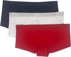 lot 6156 image: Calvin Klein Womens Cotton Boxers 3-Pack size M