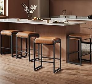 lot 9903 image: Barstool Sports Bar Stool Seats - Wrapped Set