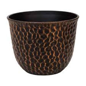 lot 11838 image: Decorative Giraffe Print Planter Pots