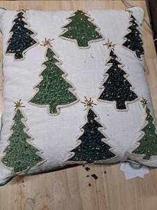 lot 4020 image: Secret Celebrity Holiday Decorative Pillow