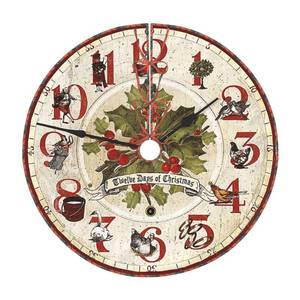 lot 4499 image: Vintage Twelve Days of Christmas Christmas Tree Skirt for Tree Decorations, 36 Inch Xmas Tree Skirt Edge, Indoor Outdoor Farmhouse Christmas Ornaments, New Year, Holiday Home Party Decor