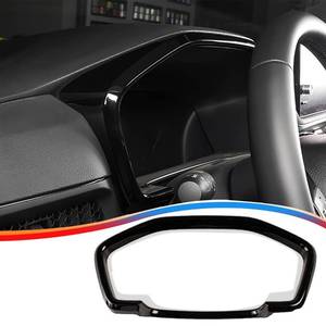 lot 8006 image: MUXEE for Honda CRV CR-V 2023 2024 2025 2026 Dash Board Instrument Panel Dial Dashboard Trim Cover Frame - ABS Bright Black Sport Upgrade Trims Interior Accessories (1PCS)