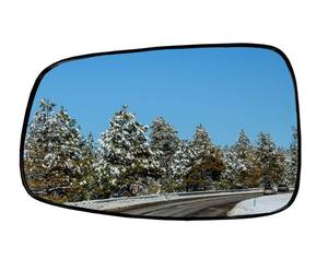 lot 8015 image: LAUBDGIE Mirror Glass Compatible with 2013-2018 Nissan Altima Sedan with Backing Plate Passenger Right Side