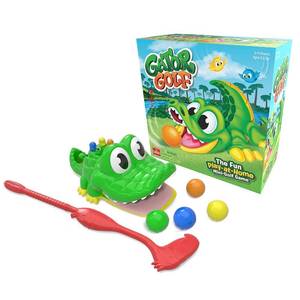 lot 8446 image: Gator Golf - Putt The Ball into The Gators Mouth to Score Game by Goliath, Single, Gator Golf, 27 x 27 x 12.5 cm for age 3 years