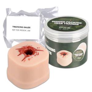 lot 8447 image: Medarchitect Wound Packing Task Trainer, Bleed Control Tourniquet Trainer, Basic Wound Packing Trainer for Medical Education