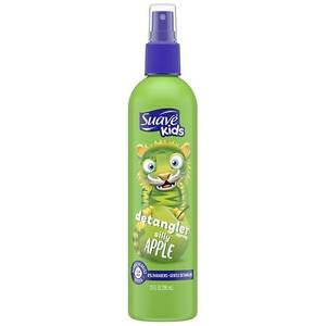 lot 8493 image: Suave Kids Hair Detangler Spray  Silly Apple  Tear Free Formula  10 oz