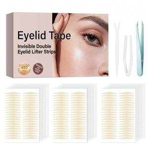 lot 10362 image: Eyelid Tape, Eyelid Lifter Strips, Eyelid Tape for Hooded Eyes Invisible, Instant Surgery-Free Eye Lift for Uneven or Single Eyelids, Say Goodbye to the Hood, Sagging Eyelids - 480Count