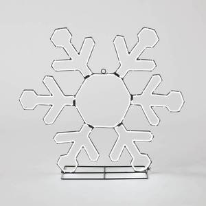 lot 11864 image: 25 LED Neon Style Snowflake Christmas Novelty Silhouette Light - Wondershop��