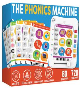 lot 11933 image: Phonics Machine Learning Pad - Electronic Reading Game for Kids Age 5-11 - Learn to Read with 720 Phonic and Letter Sound Questions