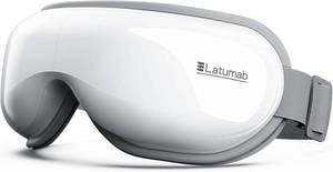 lot 11963 image: latumab Eye Massager with Heat, Heated Eye Mask with Bluetooth Music, Face Massager, Mask for Migraine & Headache Relief, Improved Sleep, Birthday Gifts for Mom Dad Women Men Her Him