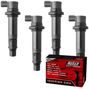 lot 12248 image: MACAX Set of 4 Ignition Coils F6T558 Compatible with Yamaha 2003-2007 R6 2006-2009 R6S 2002-2006 YZF-R1 2006-2014 FZ1 2009-2016 Vmax 1700 2015 FZS1 - Replaces 39P-82310-10-00, 5PW-82310-00-00