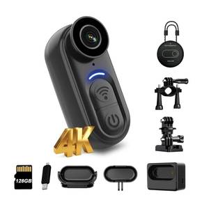 lot 12269 image: SixBondsCam 4K Mini Body Camera 128GB �� Thumb Size Wearable Action Cam, Hands-Free POV Recording, Portable Body Worn Camera for Travel, Cycling, Sports, Pets, Outdoor Adventures