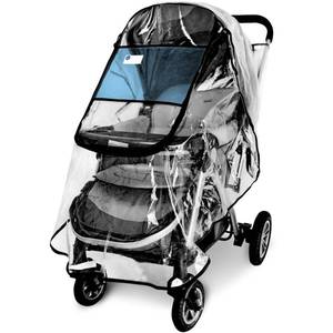 lot 14433 image: Stroller Rain Cover,Universal Stroller Accessory,Waterproof, Windproof Protection,Protect from Dust Snow,Baby Travel Weather Shield