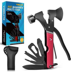 lot 14438 image: Gifts for Men, 15 in 1 Multitool Axe for Camping Hunting Hiking, Valentines Day Gifts for Him, Men, Her, Dad, Husband, Boyfriend, Women