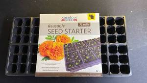lot 15280 image: American Seed 72-Cell Reusable Seed Starter Kit
