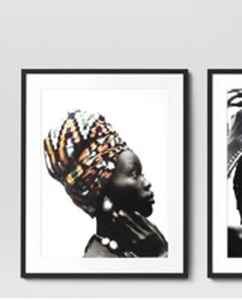 lot 15289 image: 24 x 30 1pc Cultural Framed Wall Posters - Threshold��