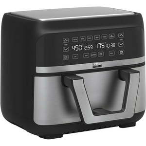 lot 15291 image: Bella Pro Series - 9-qt. Digital Air Fryer with Dual Flex Basket - Stainless Ste