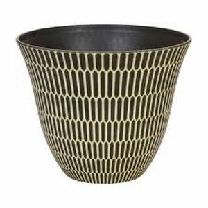 lot 7504 image: Mid-Century Geometric Pattern Pot