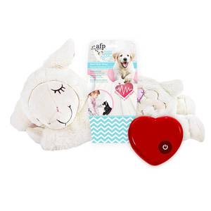 lot 2132 image: ALL FOR PAWS Heartbeat Dog Toy for Puppy - Dog Anxiety Relief & Behavioral Training  Puppy Heartbeat Stuffed Animal Plush Toy  Perfect for Dog Sleep Aid