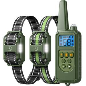 lot 2158 image: Heaflex Dog Shock Collar - 2600FT Dog Training Collar with Remote, Rechargeable with 4 Training Modes, IPX7 Waterproof Electronic Dog Collar for All Breeds, Size