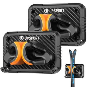 lot 2164 image: UPSPORT Ski Rack 2Pack, SkiSnowboard Wall Mount, Skateboard Wall Mount, Fits Any SkiSnowboard, Holds Up to 50lbs, Winter Gear Organizer, Vertical Ski Storage Rack for Home & Garage