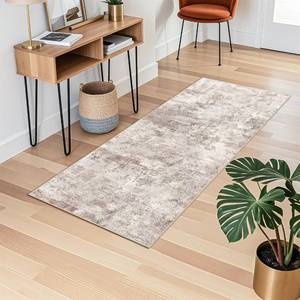 lot 2176 image: RUUGME Hallway Runner Rug 2x5 - Machine Washable Runner Rug Stain Resistant for Home Non Slip Indoor Entryway Rubber Backing Carpet Bedroom Kitchen Distressed Floor Decor Mat 2x5 BrickBrownBeige
