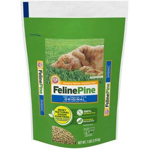 lot 4096 image: Feline Pine Cat Litter Original 7lb