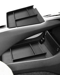lot 5727 image: CDEFG for Toyota bZ4XSubaru Solterra 2023-2025 2026 Accessories Lower Center Console Storage Tray Bottom Organizer 2023 2024 2025 2026