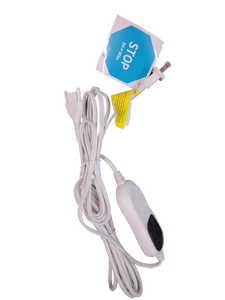 lot 6320 image: White Electric Power Cord with Stop Sign Tag