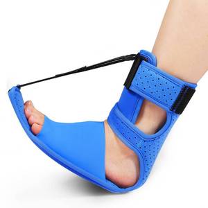 lot 6357 image: KTSAY Upgrade Plantar Fasciitis Night Splint & Relief Brace with Adjustable Straps - Support for Achilles Tendonitis, Heel Spur Pain, Day & Night Use (1, Blue)