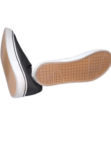 lot 6385 image: Canvas Slip-On Shoes Black and White size 8.5