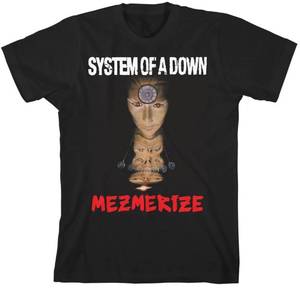 lot 6424 image: System of A Down Mezmerize T-Shirt, Black, Medium