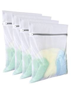 lot 6430 image: Laundry Bags Mesh Wash Bags(4Pcs,16 x 20 Inches),delicate laundry bag for College,Dorm,Storage
