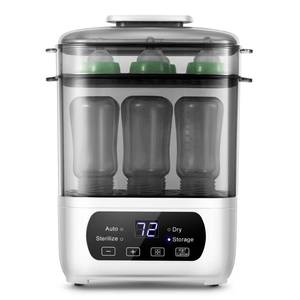 lot 9965 image: AMZBABYCHEF Baby Bottle Steamer and Dryer, Electric Steamer and Dryer for Baby Bottles, 4-in-1 Bottle Steamer and Dryer, Universal Fit for All Bottles, LED Touch Screen, Auto Shut-Off