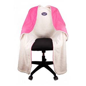 lot 9984 image: The Original Office Chair Blanket by SnuggleBack Cozy Comfy Office Desk Chair Wrap Attaches for Convenient Heat and Hands-Free. Stay Warm In The Winter or Summer. Sherpa Fur Lining