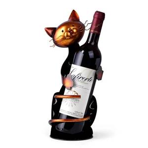 lot 9987 image: Drincarier Cat Decor Wine Holder Wine Rack Wine Bottle Holder Wine Cat, Gift for Halloween and Christmas,Cat Gifts for Cat Lovers�������� (Dark Brown)