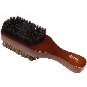 lot 10004 image: Diane Premium 100% Boar Bristle 2-Sided Club Brush for Men, Medium Firm Bristles for Thick, Curly or Coarse Hair, Mens Brush for Detangling, Smoothing, Wave Styles, Soft on Scalp, Restores Shine